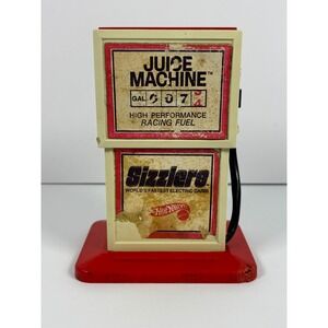 Vintage 1970 Hot Wheels Sizzlers Juice Machine Charging Station Mattel Fuel Pump